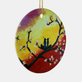 Tortelduifjes Blossom Tree Ornament (Rechts)