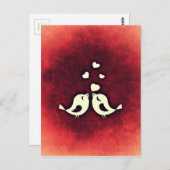 Tortelduifjes Briefkaart (Voorkant / Achterkant)