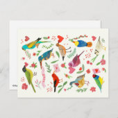 Tortelduifjes Briefkaart (Voorkant / Achterkant)