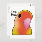 Tortelduifjes Briefkaart (Voorkant / Achterkant)