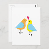 Tortelduifjes Briefkaart (Voorkant / Achterkant)