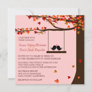 Tortelduifjes die het hartseiken aanwakkeren kaart