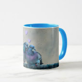 Tortelduifjes Duif Bird Art Cup Mok (Voorkant rechts)