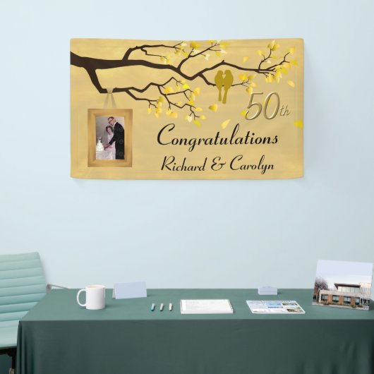 Tortelduifjes Golden Jubileum Banner (Beurs)