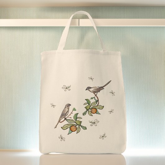 Tortelduifjes Grocery Canvas tas