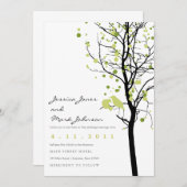 Tortelduifjes in de poolpuntstructuur kaart (Voorkant / Achterkant)