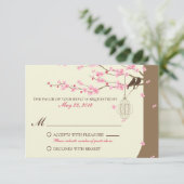 Tortelduifjes kooi Cherry Blossom RSVP (Staand voorkant)