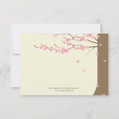 Tortelduifjes kooi Cherry Blossom RSVP (Achterkant)