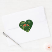 Tortelduifjes - Love Forever Hart Sticker (Envelop)
