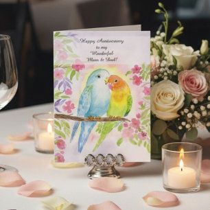Tortelduifjes Mama & Papa Gelukkig jubileum Kaart