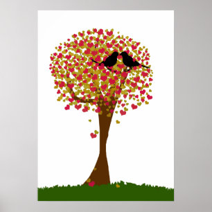 Tortelduifjes najaar poster