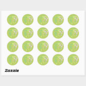Tortelduifjes op Dogwood Branch bruiloft stickers (Vel)