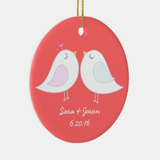 Tortelduifjes Ornament (Rechts)