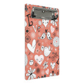 Tortelduifjes patroon mini klembord (Schuin)