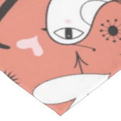 Tortelduifjes patroon tafelkleed (Gekanteld)