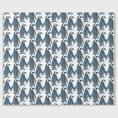 Tortelduifjes Penguin Thunder_Cove Cadeaupapier (Vlak)