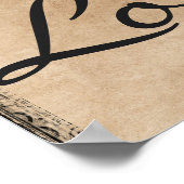  Tortelduifjes Poster (Hoek)