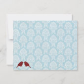 Tortelduifjes Red Blue RSVP (Achterkant)