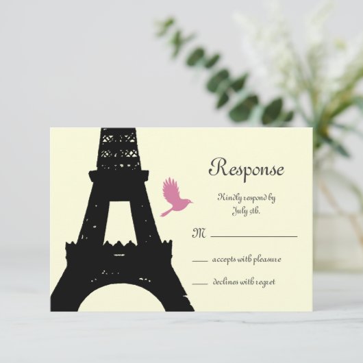 Tortelduifjes RSVP (niet wit) (Staand voorkant)