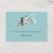 Tortelduifjes Rustieke spechten RSVP Informatiekaartje (Achterkant)