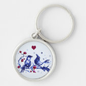 Tortelduifjes Sleutelhanger (Voorkant)