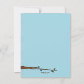 Tortelduifjes strip - Hartelijk dank Bedankkaart (Achterkant)