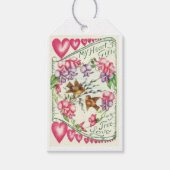 Tortelduifjes  Valentijnsdag CadeauLabels (Voorkant)