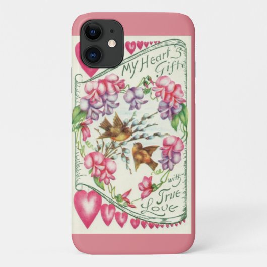 Tortelduifjes  Valentijnsdag Case-Mate iPhone Case (Achterkant)