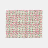 Tortelduifjes Valentijnsdag Vloot Fleece Deken (Voorkant (Horizontaal))