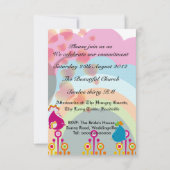 Tortelduifjes Weddenschap Kaart (Achterkant)