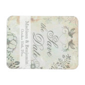 Tortelduifjes Weddenschap Save the Date Magnet Magneet (Horizontaal)