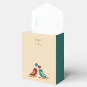 Tortelduifjes Wedding Bedankdoosjes (Geopend)