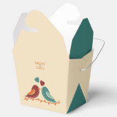 Tortelduifjes Wedding Bedankdoosjes (Geopend)