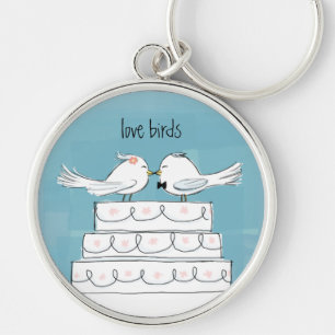 Tortelduifjes Wedding Cake Kiss Sleutelhanger