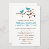 Tortelduifjes Wedding Kaart (Voorkant / Achterkant)