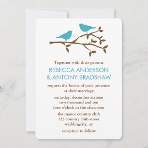 Tortelduifjes Wedding Kaart