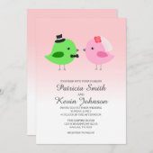 Tortelduifjes Wedding Kaart (Voorkant / Achterkant)