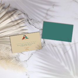 Tortelduifjes Wedding Plaatskaartje