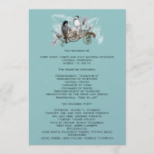  Tortelduifjes Wedding Program White Notes Programma (Voorkant)