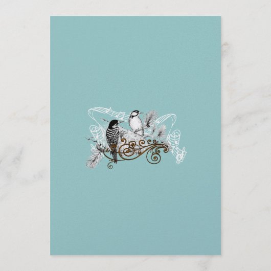  Tortelduifjes Wedding Program White Notes Programma (Achterkant)