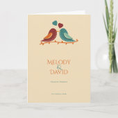 Tortelduifjes Wedding Programma (Voorkant)