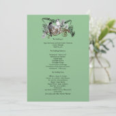 Tortelduifjes Wedding Programme Programma (Staand voorkant)