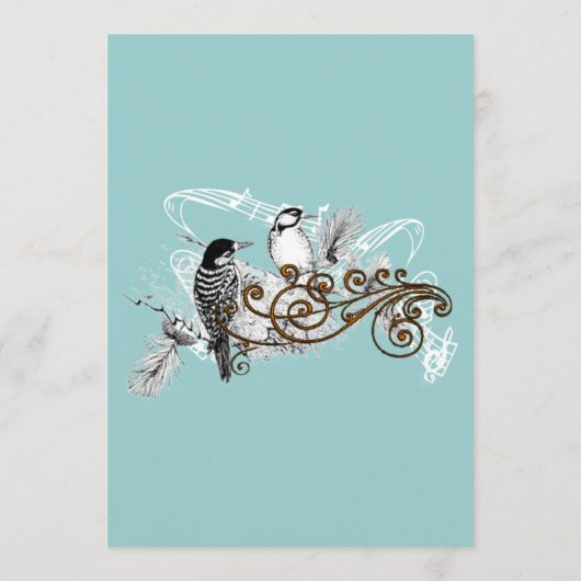 Tortelduifjes Wedding Programme Programma (Achterkant)