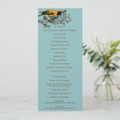  Tortelduifjes Wedding Programme Programma (Staand voorkant)