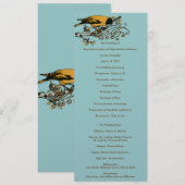  Tortelduifjes Wedding Programme Programma (Voorkant / Achterkant)