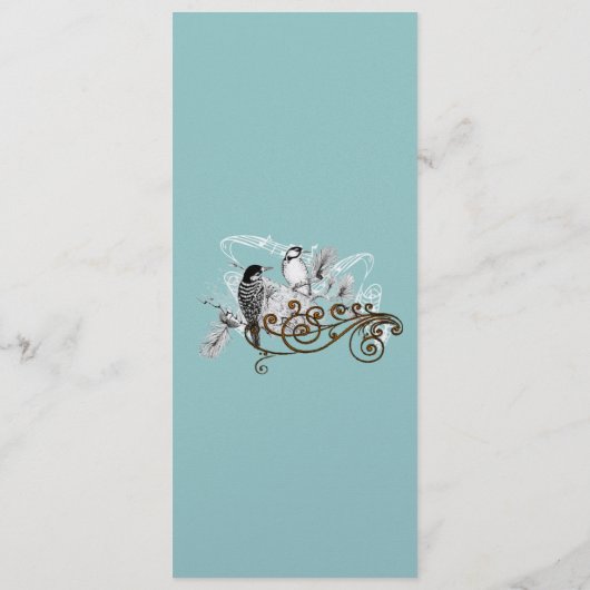  Tortelduifjes Wedding Programme Programma (Achterkant)