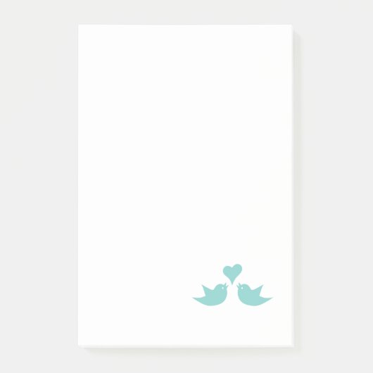 Tortelduifjes zingen vanuit het hart post-it® notes (Voorkant)