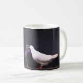 Tortelduifjes zoenen koffiemok (Voorkant rechts)