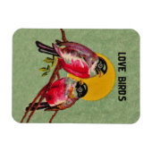  Tortelduifjes Zon Magneet (Horizontaal)