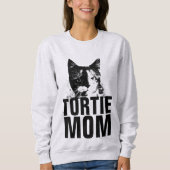 TORTIE CAT MOM, T-shirts Tortoiseshell Cat (Devant)